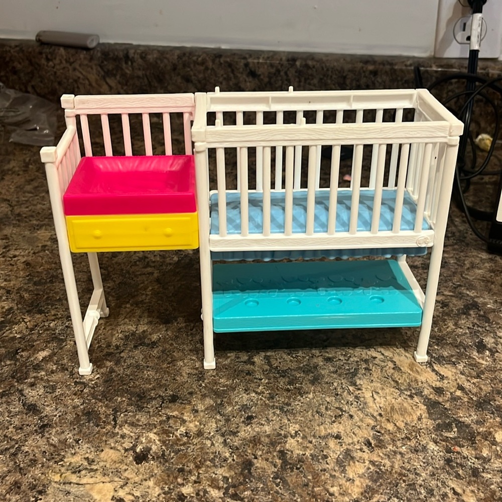 Barbie crib set